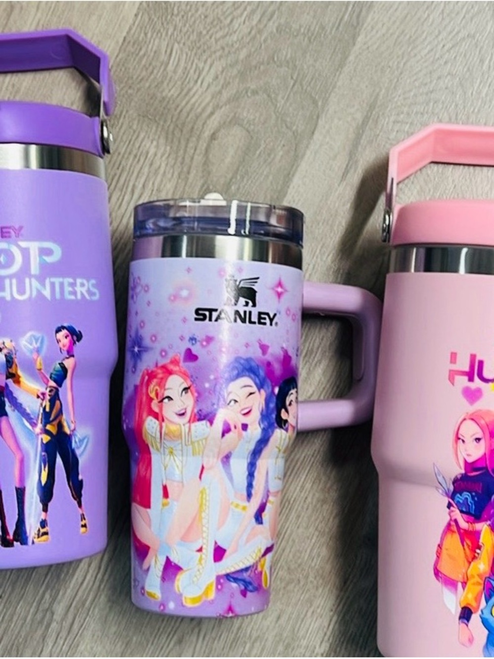 Stanley Pink & Purple Animated Characters Insulated Travel Mug
